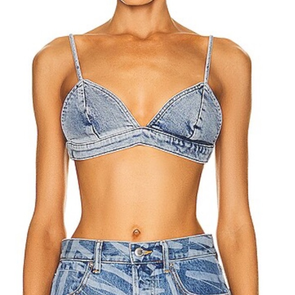 SER.O.YA Sorrento Addilyn Denim Bra Top Sz Small
